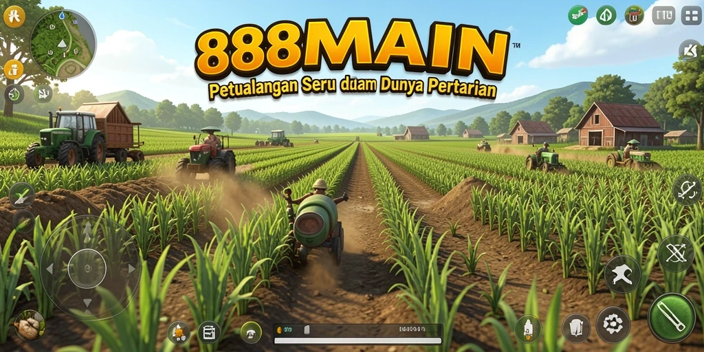 Tampilan gameplay 88MAIN yang memikat dalam dunia pertanian.