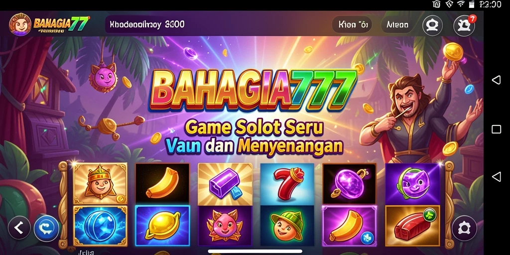 Gameplay seru BAHAGIA777 dengan tampilan grafis yang menawan.
