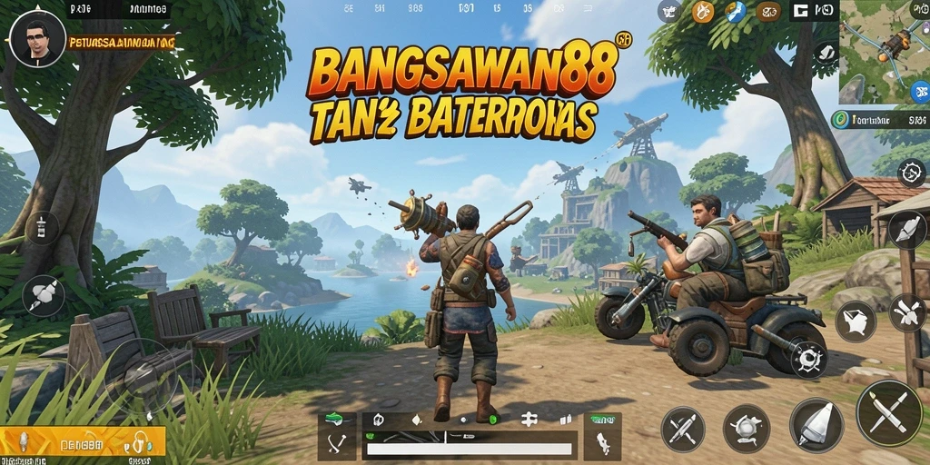 Tampilan gameplay <strong>BANGSAWAN88</strong> menunjukkan petualangan di dunia terbuka yang menakjubkan.