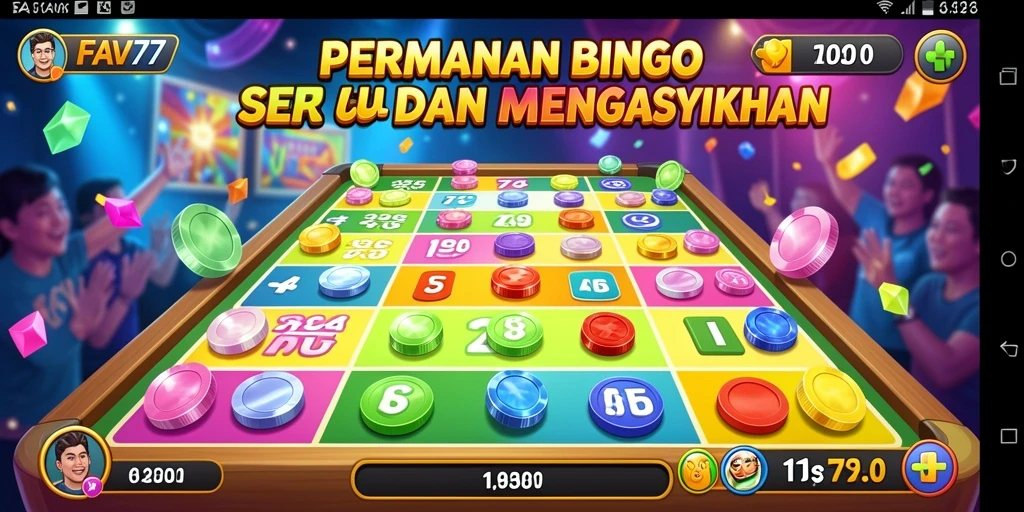 Tampilan gameplay Bingo yang seru dan interaktif di FAV77.