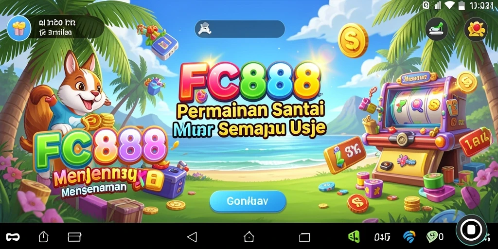 Tampilan gameplay FC888 yang seru dan penuh warna.