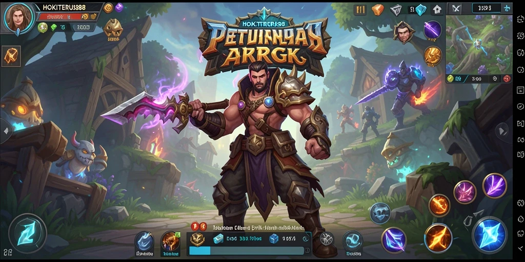 Tampilan gameplay HOKITERUS88 yang mendebarkan dalam aksi ARPG.