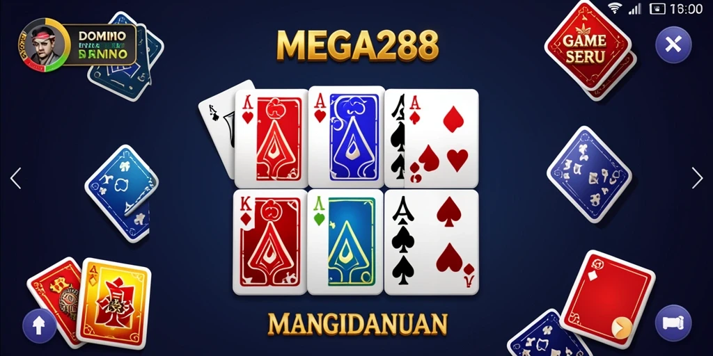 Tangkapan layar MEGA288 menampilkan gameplay seru dalam permainan Domino.