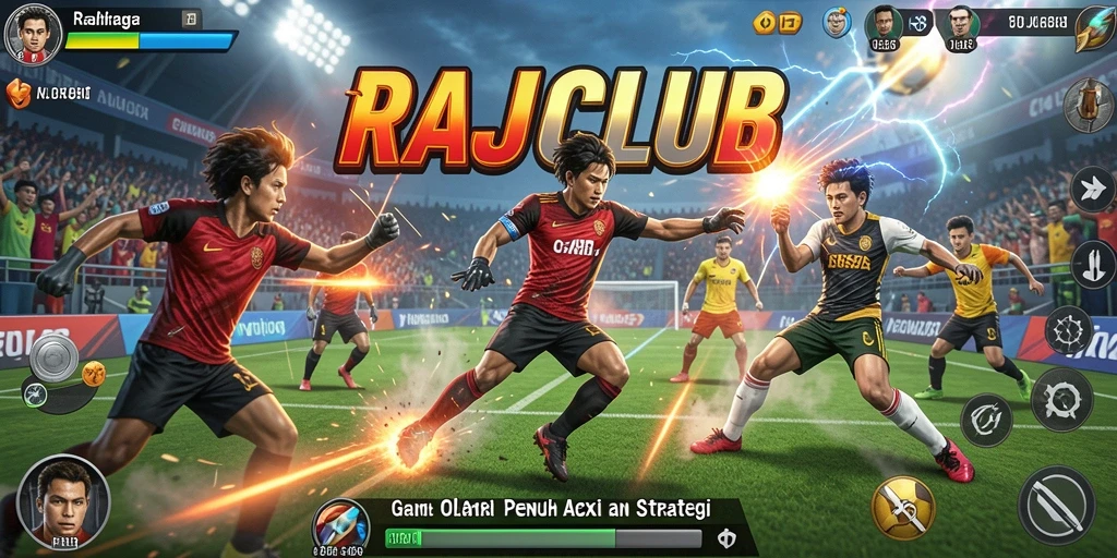 Screenshot mendemonstrasikan aksi serius dalam permainan olahraga.