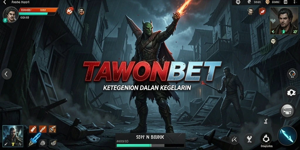 Screenshot gameplay TAWONBET yang menegangkan dan mendebarkan.